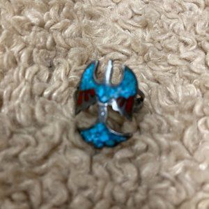 Turquoise & Corral Ring